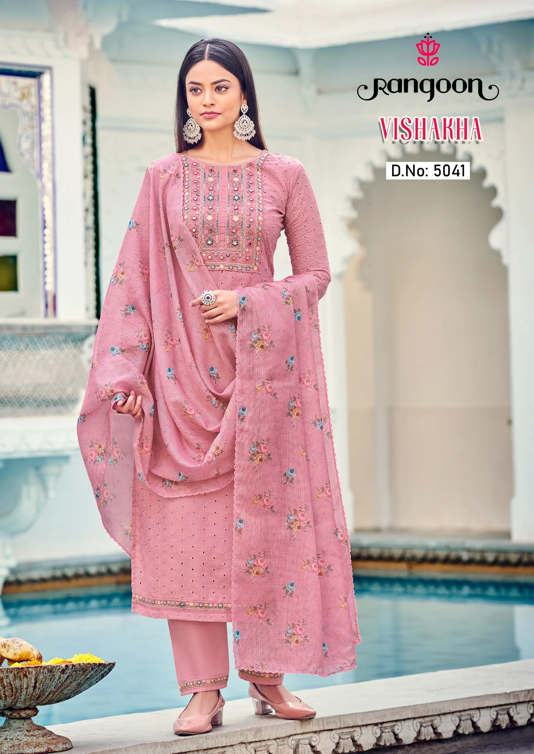 Rangoon Vishakha Pure Cotton Wholesale Readymade Salwar Suit Catalog — Wholesale Salwar Suits, Rangoon wholesale from Surat — Photo 6